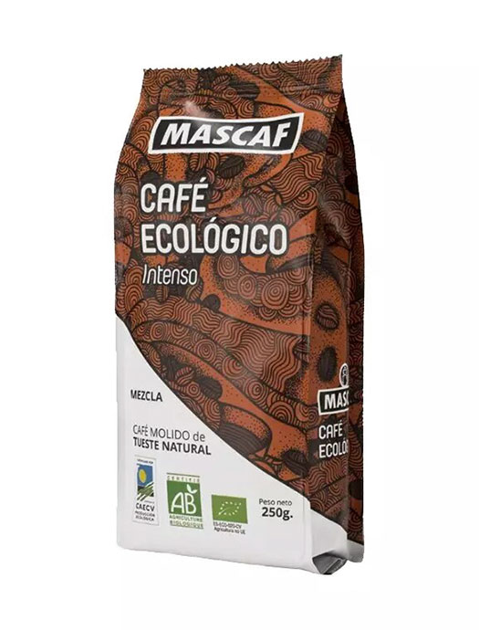 Café Ecológico Molido Mascaf 250g Intenso 